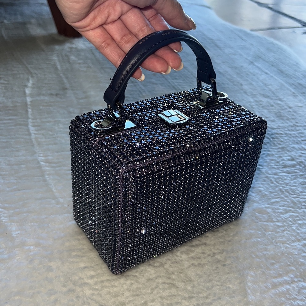🙅🏻‍♀️SOLD🙅🏻‍♀️❗️on 〽️ Brandon Blackwood Mini Trunk in Tanzanite